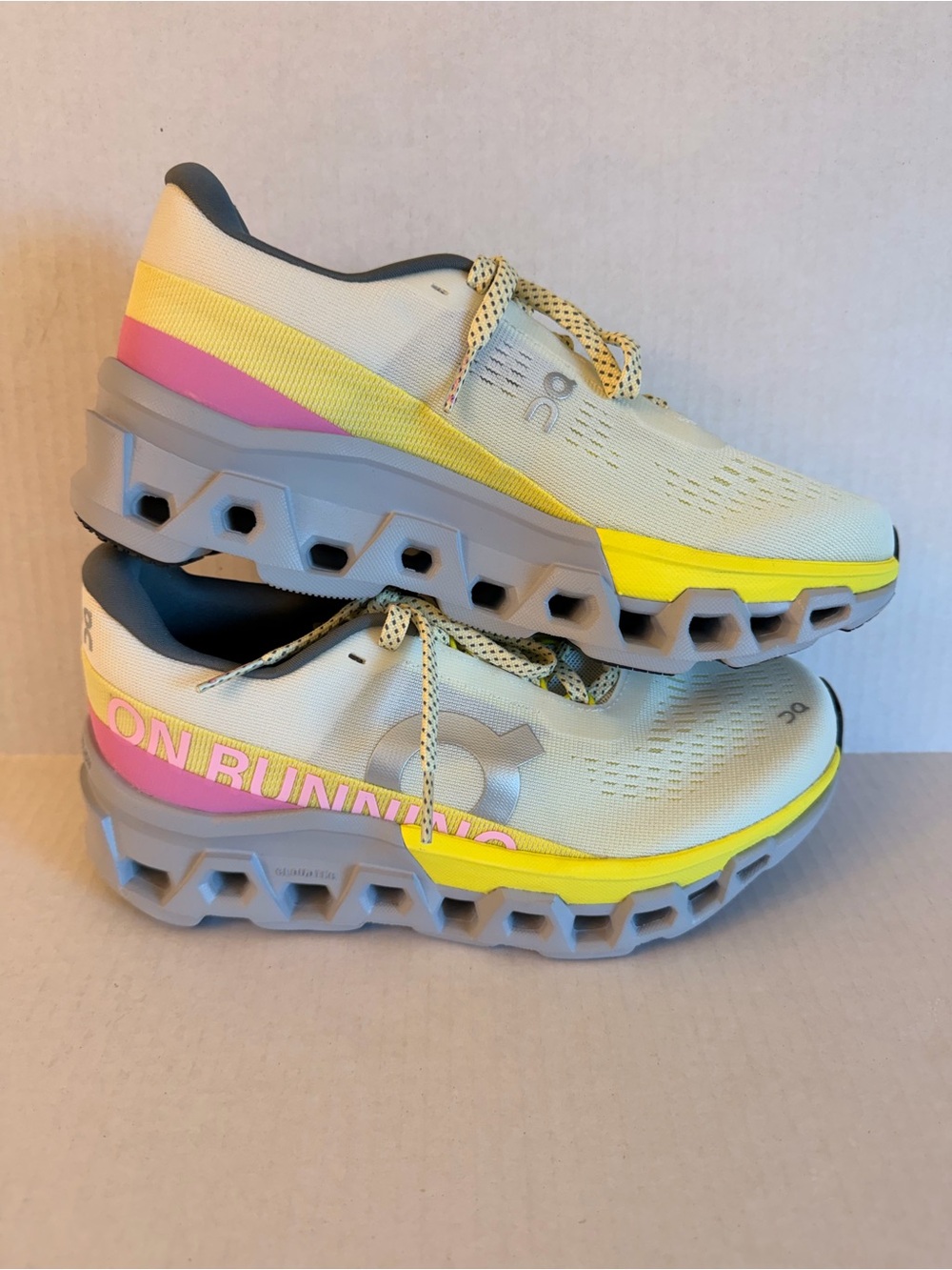 On Cloud Cloudmonster 2 running sneakers shoes women size 7 - Limited Edition
